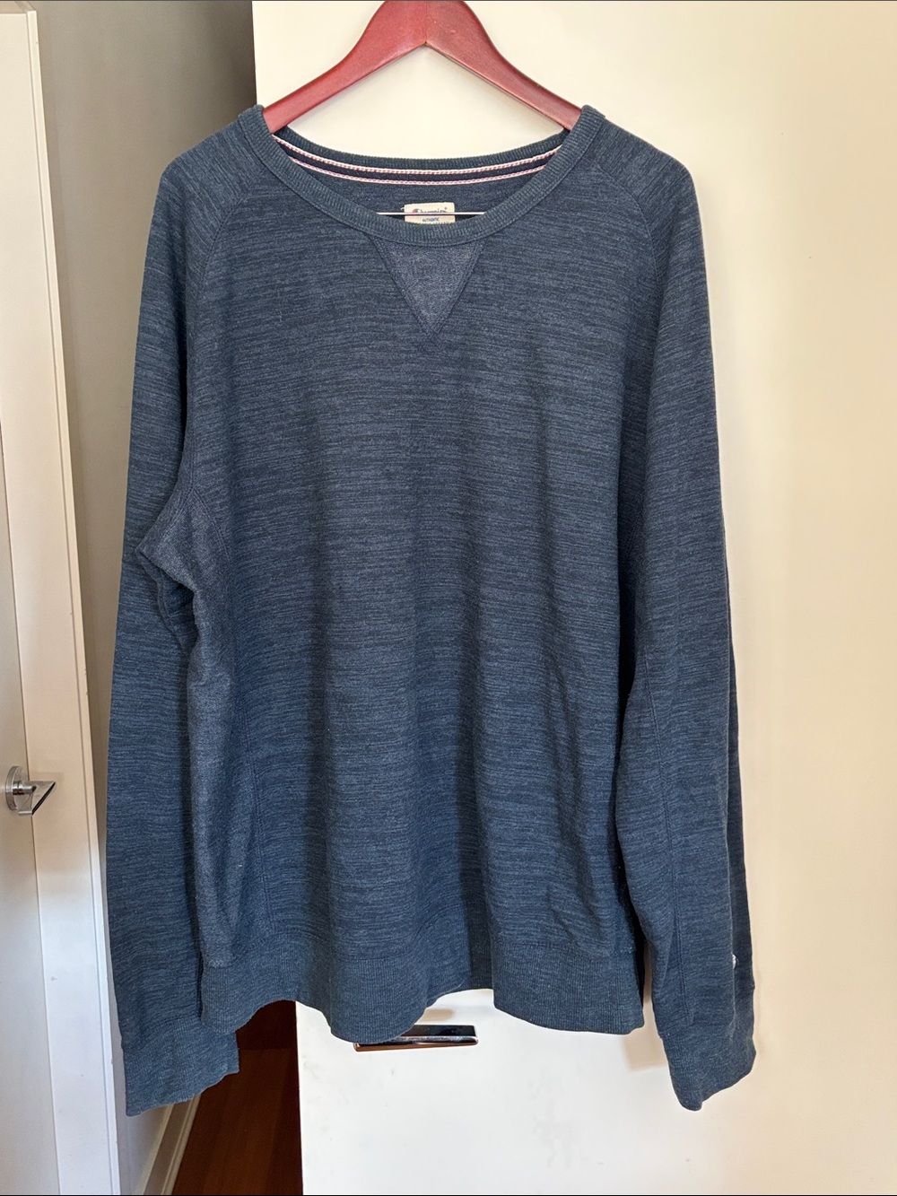 Champion Men's Crewneck Sweater in Slate Blue